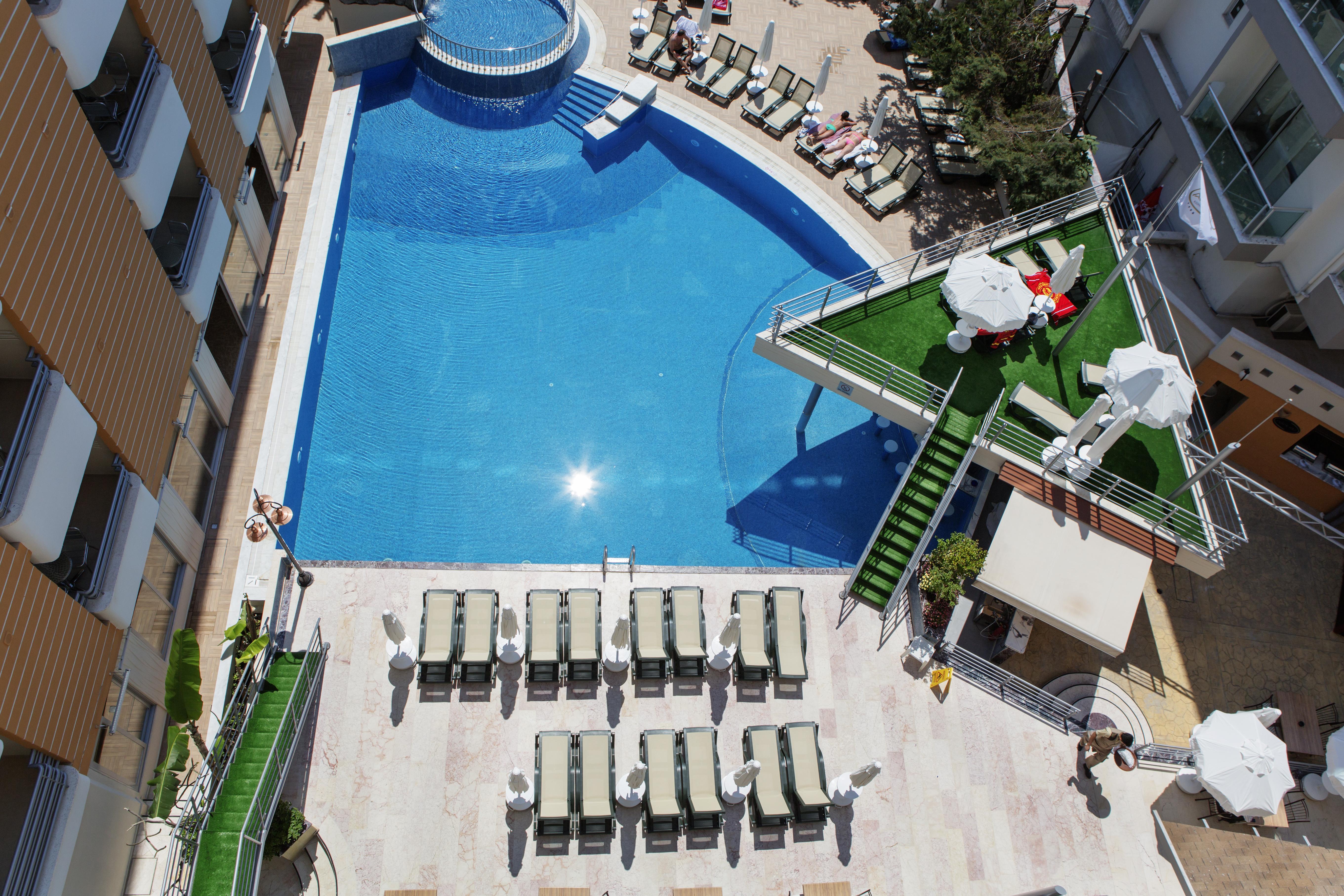 Alaiye Kleopatra Hotel Alanya Bagian luar foto