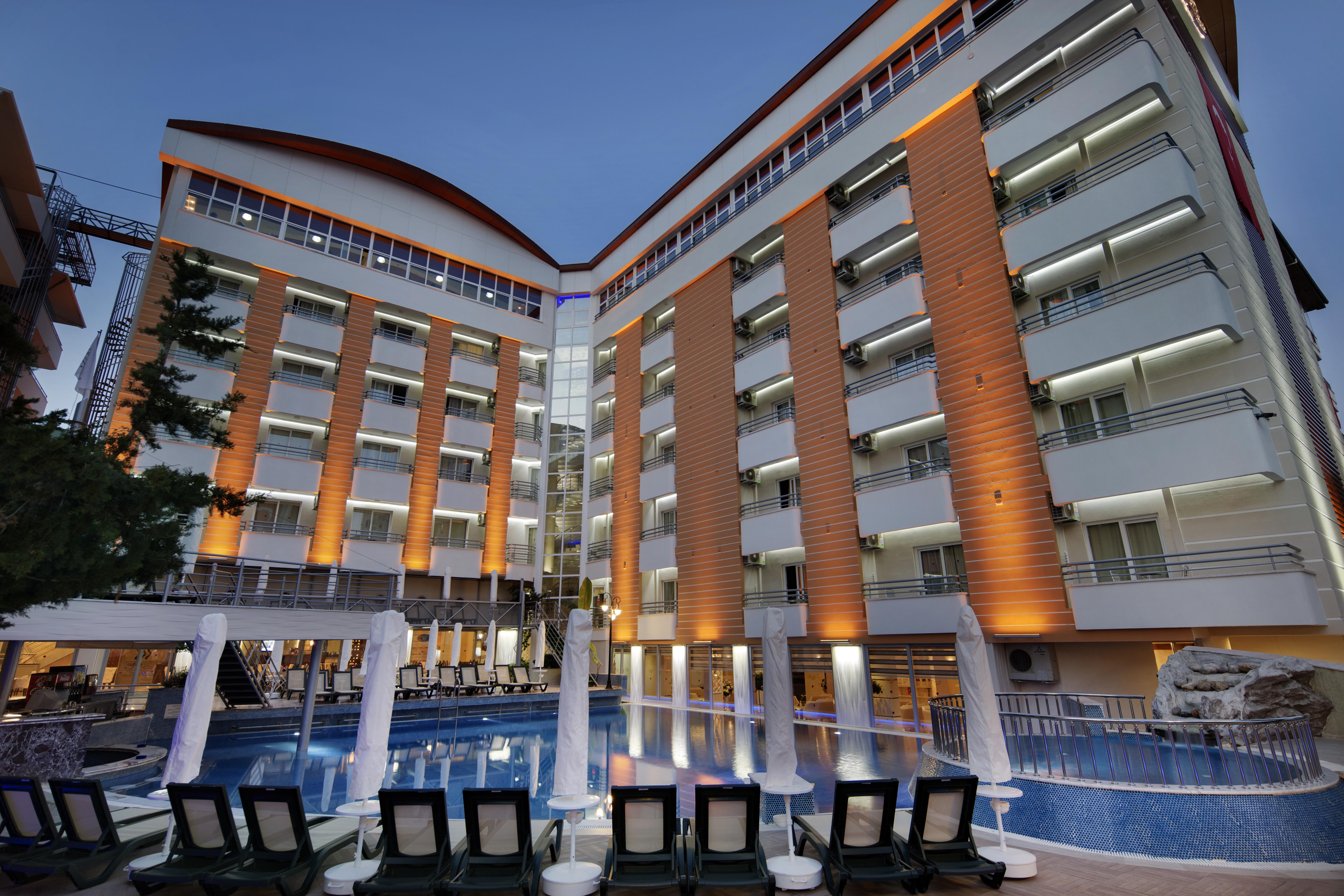 Alaiye Kleopatra Hotel Alanya Bagian luar foto