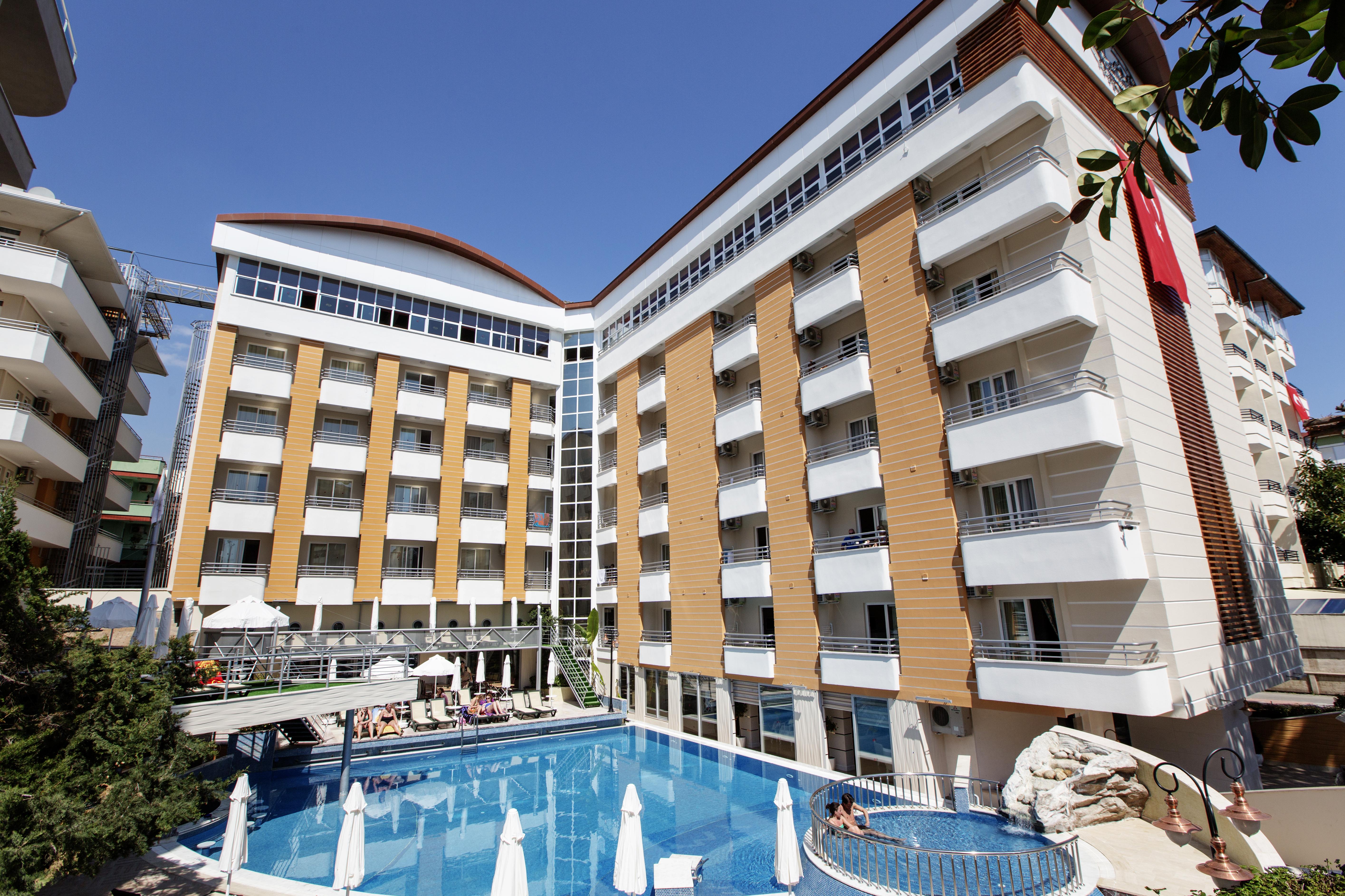 Alaiye Kleopatra Hotel Alanya Bagian luar foto