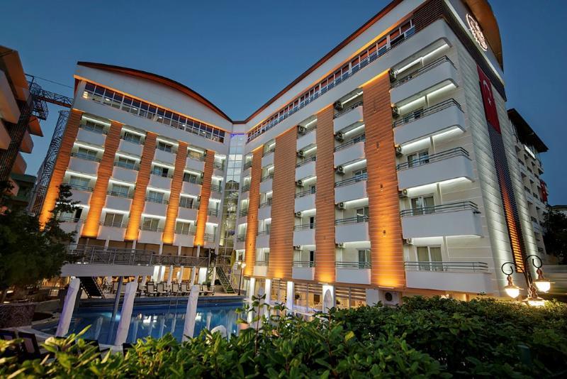 Alaiye Kleopatra Hotel Alanya Bagian luar foto