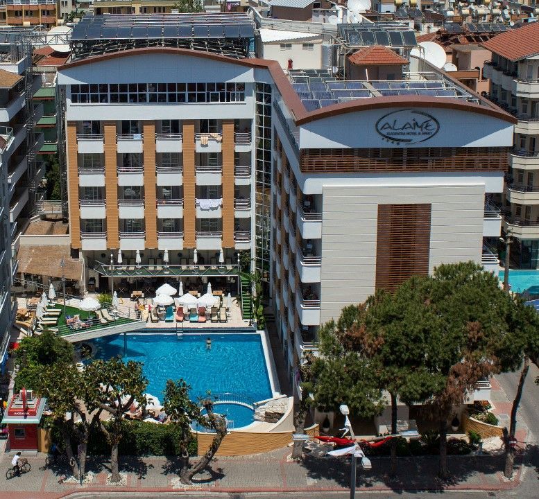 Alaiye Kleopatra Hotel Alanya Bagian luar foto